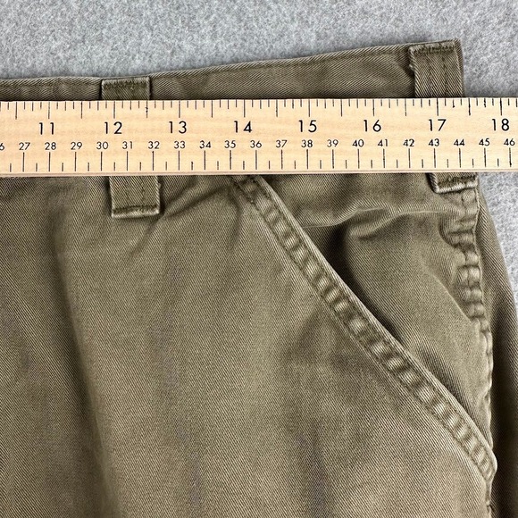 Carhartt Pants Men 36x32 B324 Arg Relaxed Fit Carpenter Khaki Tan Brown Work - Picture 3 of 9